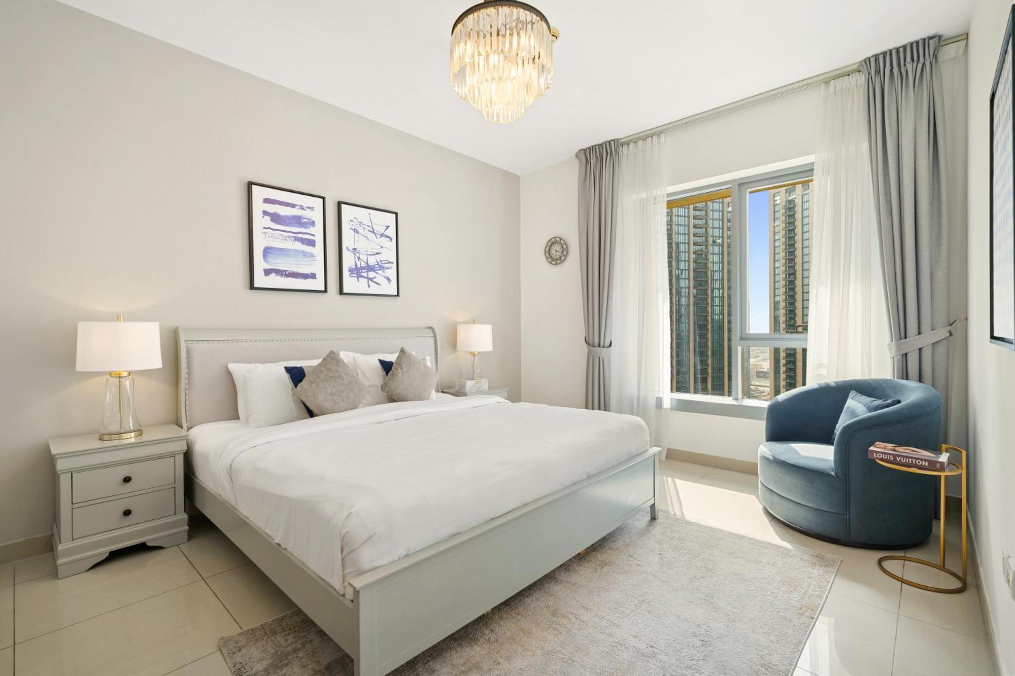 New! Luxury 3Bedroom With Spectacular Burj Views Downtown Дубай Екстериор снимка